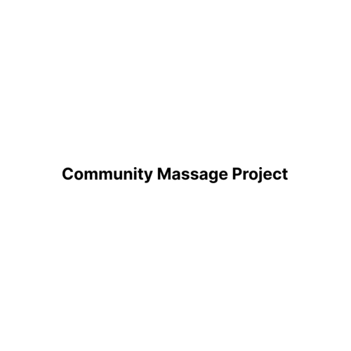 Community Massage Project